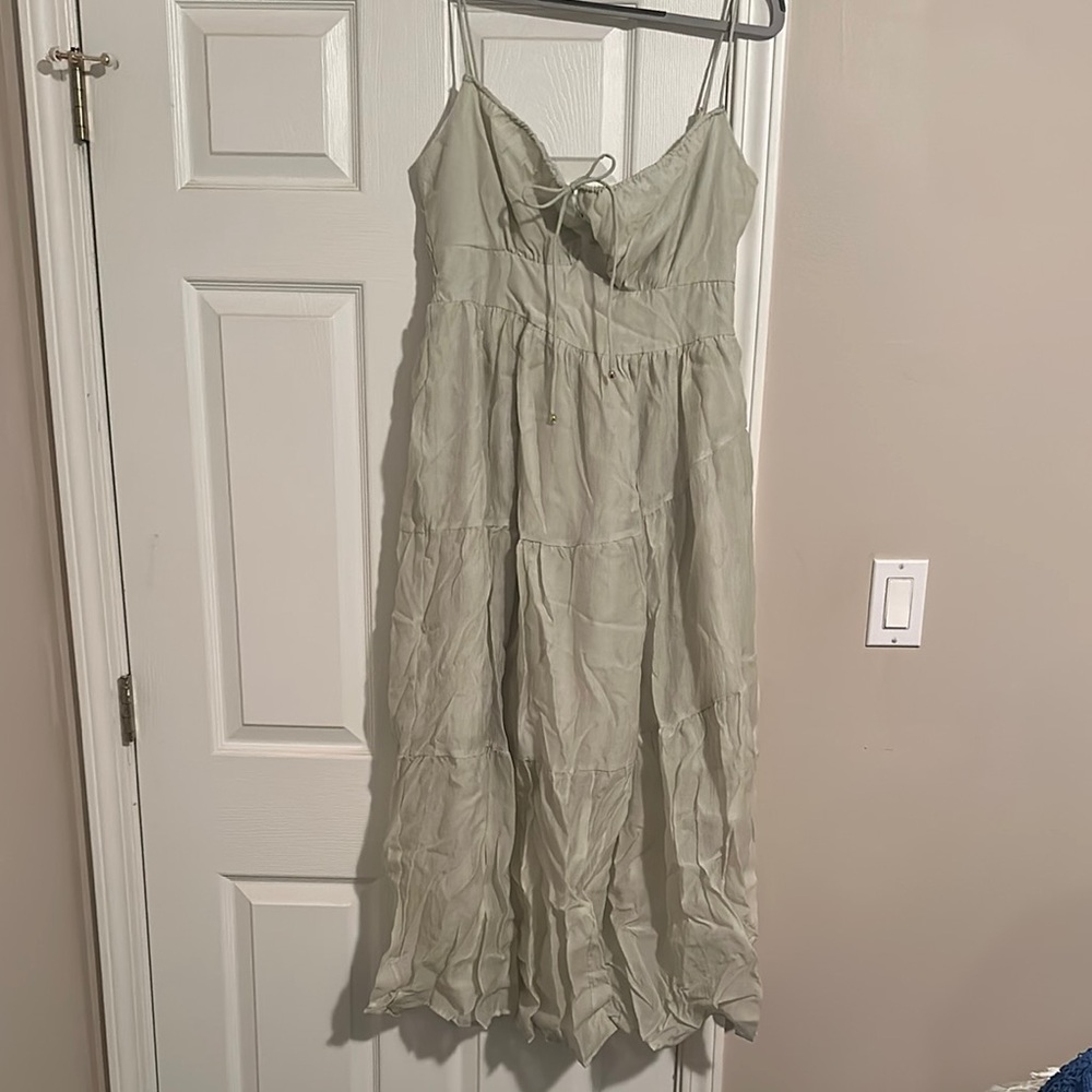 Light Green Maxi Sundress